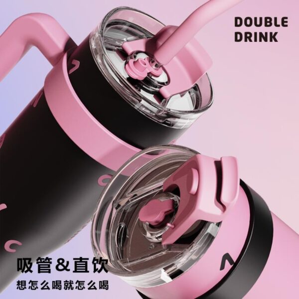 Wholesale  Giant Insulated Mug, Large Capacity Coffee Mug, Portable and Stylish Straw Mug