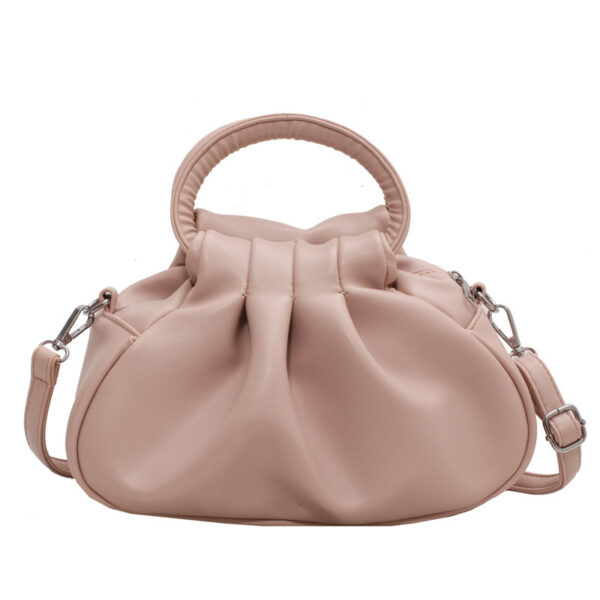 Wholesale Women's Bag Korean Style Portable Versatile Retro Solid Color Cloud Pleated Bag Armpit Shoulder Crossbody Bag