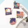 Wholesale American Flag Pin Made Of Zinc Alloy Featuring Stamping Craft, Available In Classic Colour