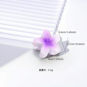 4CM plumeria (purple)
