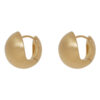 oly-adc70f4067e6610b3f52876a6d3c9825 Wholesale Korean Style Fashion Brushed Earrings Cool Stereo Ball Metal Silver Earrings Simple Women's High-End Ins Earrings