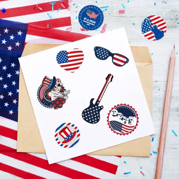Wholesale Creative Stickers Party Gift Bag Adhesive Stickers Decorative Paper Products