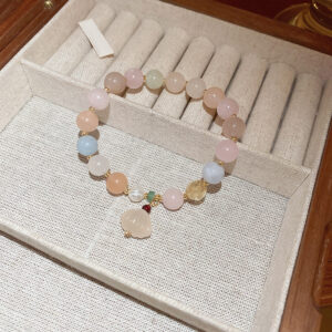 14# bracelet-colored freshwater pearls