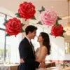 oly-ae24aa6a7262fd38df6fcbaa9b3648a8 Wholesale Valentine's Day Proposal Engagement Decorative Rose Flower Balloons Oil Painting Style Birthday Party Decoration Balloons