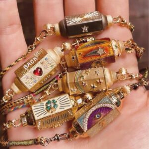 Wholesale Valentine's Day Color Tarot Necklace Niche Design Star Eye Pendant Gold Plated Color Preservation