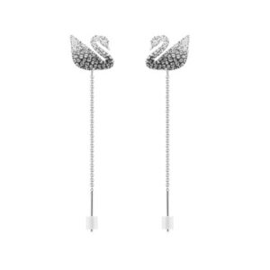 Gradient black swan ear line