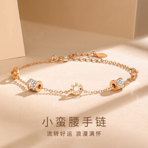Wholesale Ready Stock Wholesale Small Waist Bracelet Summer Women's High-End Versatile Light Luxury Style Simple Niche Hand Jewelry Accessories New Product