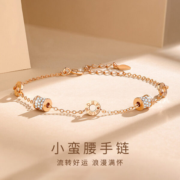Wholesale Ready Stock Wholesale Small Waist Bracelet Summer Women's High-End Versatile Light Luxury Style Simple Niche Hand Jewelry Accessories Product