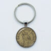 Wholesale Creative Archangel Michael Time Gem Keychain Bag Car Key Pendant