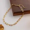 oly-ae745d55f7418eb99f38b86d2f4ee5a8 Wholesale PVD Coated Real Gold Plated Return Stainless Steel Titanium Steel Simple Style Waterproof Non Tarnish 304 Stainless Steel Pendant Necklace