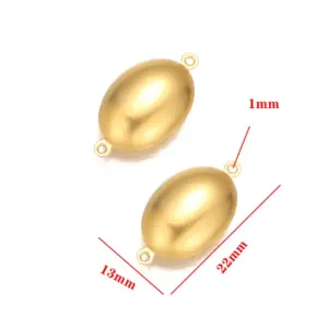 Stainless Steel Hollow Pendant Gold - Water Drop