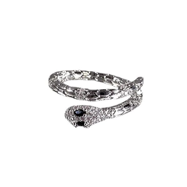 Wholesale Awesome Accessible Luxury Snake Ring Women's Niche Design Couple Ring Sense of Design Personalized Index Finger Ring Men's Trendy
