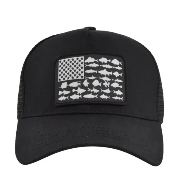 Wholesale Unisex Modern Style Classic Style American Flag Curved Eaves Baseball Cap