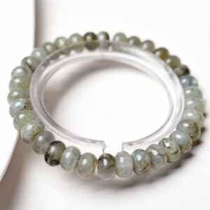 Labradorite abacus bead bracelet about 6mm
