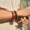 oly-aecf7ebd04769e55c3c06baa4a5f94c6 Wholesale Plain Circle Bracelet Stackable INS Style Versatile Business Commuting Bracelet (Accessory) Waterproof Non-Fading Round Acrylic Resin