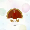 oly-aed1e1cac16efbf7184bbeb1f9512759 Wholesale Thanksgiving Acrylic Turkey Pendant Earrings Necklace Keychain Single-Sided Glitter Powder Creative DIY Accessories