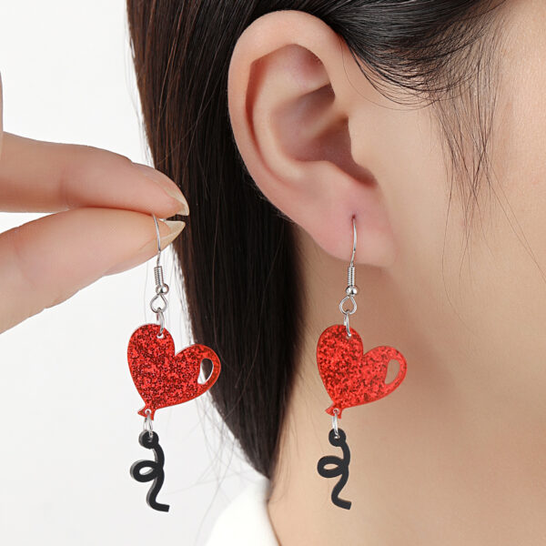 Wholesale Explosions Valentine's Day Series Earrings Love Bear Acrylic Valentine's Day Earrings for Women