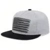 Wholesale American Flag Outdoor Hip-Hop Women Flat Brim Hat In Polyester With Printing, Adult Cap