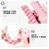Wholesale Valentine's Day Headband Pink Love Hairpin Fabric Wide-Brimmed Headband Women's Grabber Shark Clip