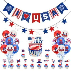 Five-pointed Star Flag Balloon Set