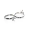 Wholesale Adjustable Stainless Steel Four Claw Base Empty Holder For DIY Handmade Jewelry Accessories Ring Setting Original Design