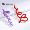 WholesaleLOVE letters dripping frog clip female Valentine's Day fashion hairpin