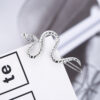 Wholesale Export Wish Supply Personalized Fashionable One-Word Hairpin Alternative Hair Accessories Snake-Shaped Hairpin for Women