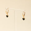 oly-afa7bcee82da6caf3b40462de950c13a Wholesale 1 Pair of Versatile Heart-Shaped Simple Earrings 1 Pair of Niche Spade Design Women's Earrings