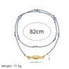 Wholesale Valentine's Day Color Tarot Necklace Niche Design Star Eye Pendant Gold Plated Color Preservation
