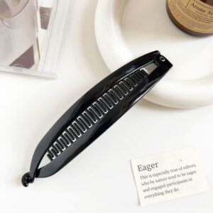 15.5cm bowl and bean clip-black / acrylic