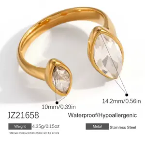 Oval-shaped White / Opening Size