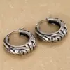 Wholesale Three-dimensional Geometric Earrings For Women In Copper With White K Water Plating And 0.03µm Thick Coating