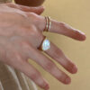 Wholesale Ring Design, High-End Sense, Female Sense of Design Stylish, Cool Niche, Japanese Style Accessible Luxury, Ins Emerald Ring