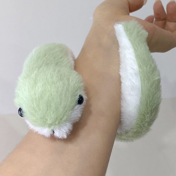 oly-b0623694e2f83a12aa383f105654fd37 Wholesale Cute Wrist Little Green Snake Year of the Snake Mascot Plush Toy Rag Doll Creative Doll Funny Doll