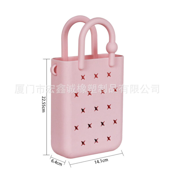Wholesale Trendy High Quality Silicone Mini Small Cute Children's Candy Diagonal Hole Eva Beach Bag