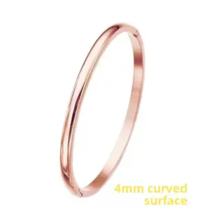 40-A-5 Outer Radian Rose Gold 4mm Bracelet