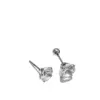 Wholesale 1 Piece Simple Style Classic Style Geometric Plating 304 Stainless Steel Ear Studs