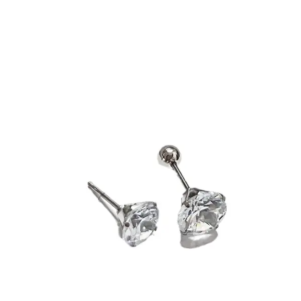 Wholesale 1 Piece Simple Style Classic Style Geometric Plating 304 Stainless Steel Ear Studs