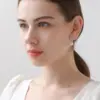 Wholesale Rose Stud Earrings In New Style With Copper Ear Pins And 14K Real Gold Plated Finish Featuring Zircon Inlay