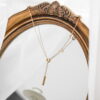 Wholesale High-grade Light Luxury LOVE Tassel Necklace Chain Women's Summer Collarbone Chain Simple Niche Woolen Chain Without Fading Valentine's Day