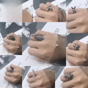 oly-b114c478ac2175d4cc6a42a44f6a3a58 Wholesale Vintage Dark Street Style Women's Ring Trendy Finger Ring Disco Dancing Index Finger Ring