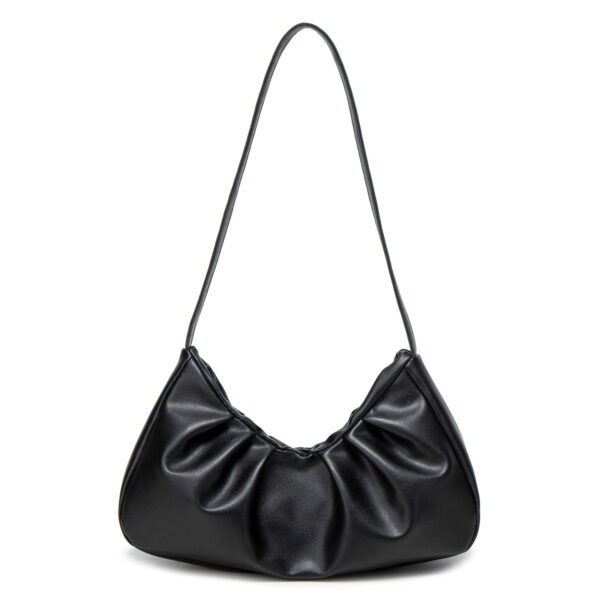 oly-b11beec08433a2be931dfe6d17a55e6a Wholesale Shoulder bag, pleated underarm bag, crescent-shaped bag