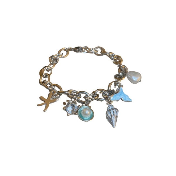 Wholesale Personalized Starfish Conch Fish Tail Shell Marine Chain Bracelet Fashion All-match High-end Temperament Adjustable Bracelet for Women