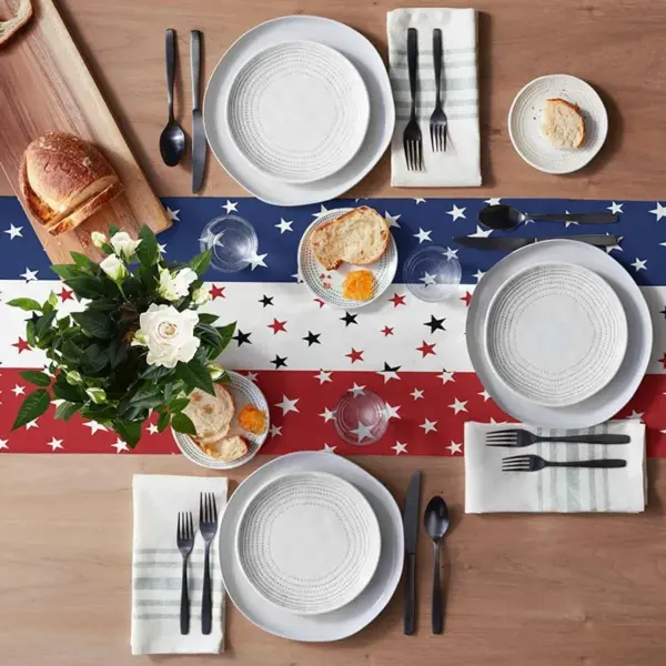 Wholesale Independence Day Linen Tablecloth, Perfect For Festive Home Decor And Celebrations