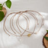 Wholesale Retro Ethnic Style Irregular Gravel Pendant Necklace Adjustable Wax Line Crystal Tassel Necklace