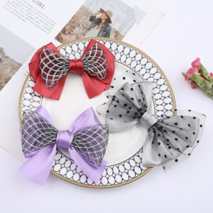 oly-b1a46ac84683c7756dbb2e81978cfc8e Wholesale Hard Mesh Ribbon Bow Hair Accessories diy Skirt Hat Clothing Accessories Hair Accessories Headband Headline Accessories