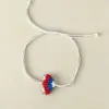 oly-b1a6e33869195ef97596e12cf605ffba Wholesale Heart Shape Braid Rope Bracelets For Unisex, Perfect For Independence Day Celebration