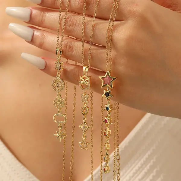 Wholesale Three-dimensional Animal Necklace For Women In 304 Stainless Steel With 18K Real Gold Plated PVD Coated Finish And Cable Chain