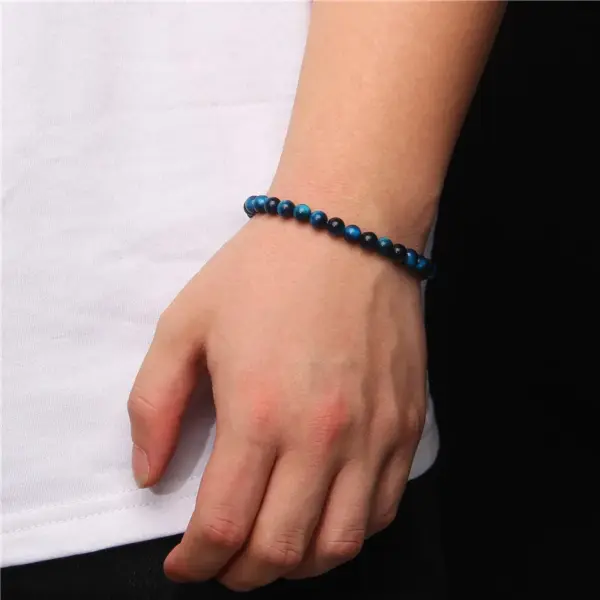 Wholesale Fashion Solid Color Natural Stone Beaded Bracelets