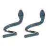 Wholesale Three-dimensional Snake Stud Earrings For Women With 925 Sterling Silver Posts, Copper Base, Gold Plating, Rhinestone Inlay